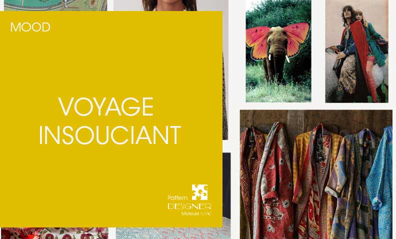 mood board d´inspiration : Voyage insouciant